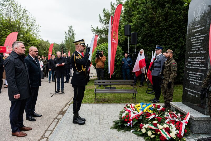 Dzień Pamięci Polaków zamordowanych w latach 1941-1944 w Ponarach – Gdańsk, 10 maja 2024, fot. Michał Mieczkowski