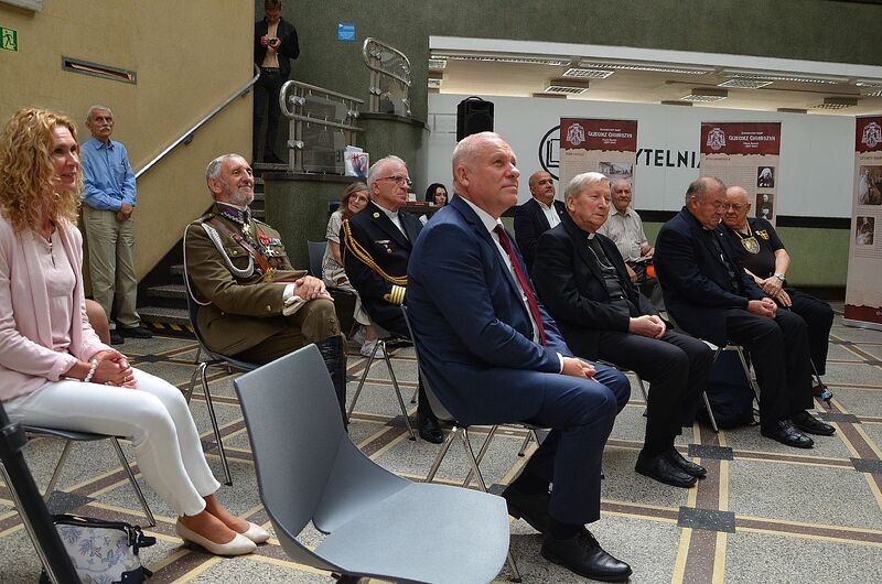 Wystawa o bł. bp. Grzegorzu Chomyszynie na Przystanku Historia IPN w Krakowie. Fot. Janusz Ślęzak (IPN)