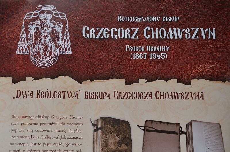 Wystawa o bł. bp. Grzegorzu Chomyszynie na Przystanku Historia IPN w Krakowie. Fot. Janusz Ślęzak (IPN)