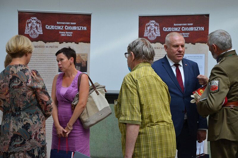 Wystawa o bł. bp. Grzegorzu Chomyszynie na Przystanku Historia IPN w Krakowie. Fot. Janusz Ślęzak (IPN)