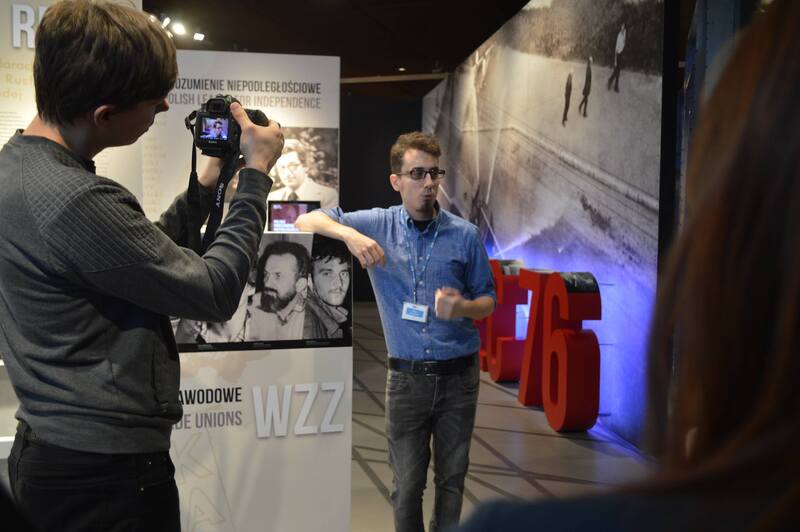 Finał III edycji warsztatów filmowych „Opowiem TWOJĄ historię” w Europejskim Centrum Solidarności – Gdańsk, 17 grudnia 2016