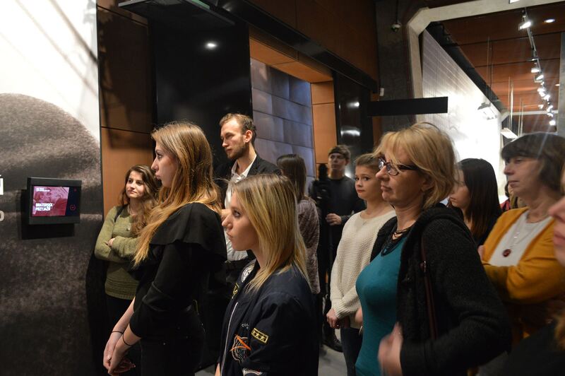 Finał III edycji warsztatów filmowych „Opowiem TWOJĄ historię” w Europejskim Centrum Solidarności – Gdańsk, 17 grudnia 2016